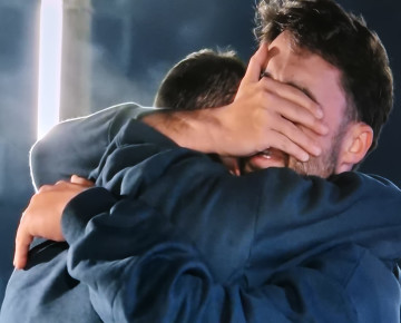 אלמוג וטום. המנצחים במירוץ למיליון 2026 (צילום: צילום מסך קשת 12)