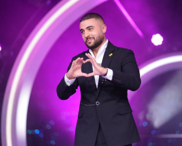אור בן דוד בכניסה לבית "האח הגדול" (צילום: מיכה לובטון)