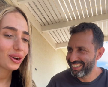 ענבר ואבישי  (צילום: צילום מסך אינסטגרם)