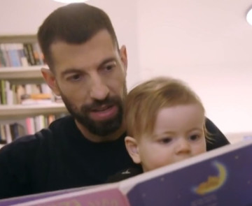 חיים אתגר ובתו צילום מסך: קשת 12