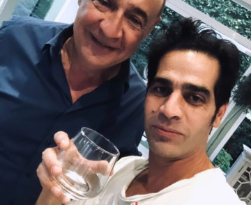 אביב גפן, לן בלווטניק צילום מסך אינסטגרם