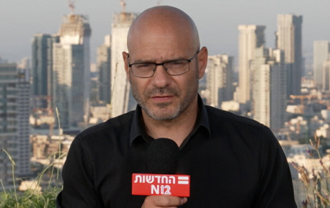 אוהד חמו בערוץ 12 (צילום: ערוץ 12)
