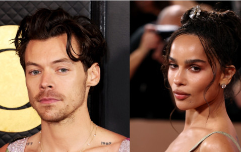 הארי סטיילס, זואי קרביץ (צילום: רויטרס,gettyimages/KevinMazur)