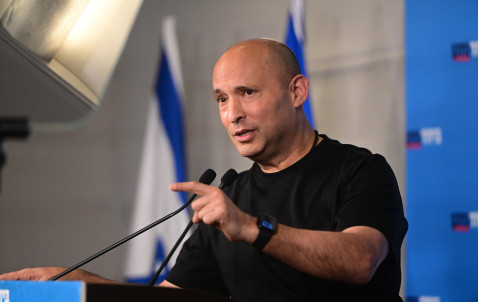 נפתלי בנט, כנס תפיסת הביטחון של ישראל (צילום: אבשלום ששוני)