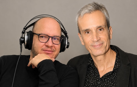 אברי גלעד, חיים לוינסון (צילום: רפי דלויה,103FM)