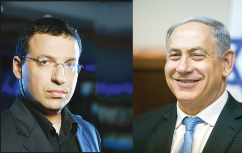 בנימין נתניהו, רביב דרוקר (צילום: אלדד רפאלי, יח"צ,יונתן זינדל פלאש 90)