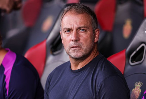 האנזי פליק מאמן ברצלונה (צילום: Europa Press Sports)