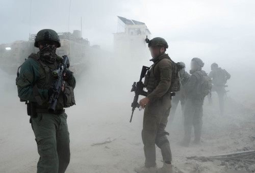 לוחמי צה"ל בעזה (צילום: דובר צה"ל)