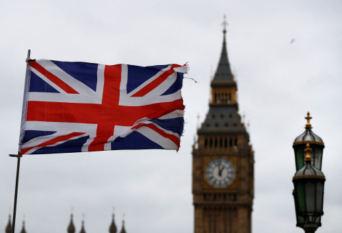 דגל בריטניה (צילום: REUTERS/Stefan Wermuth)