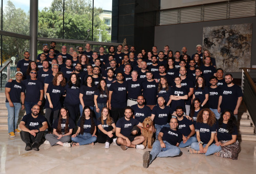 צוות זירו נטוורקס בישראל (צילום: אבישי פינקלשטיין)