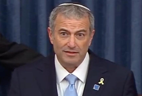 הרב ד"ר ארי ברמן בסנאט (צילום: c-span)