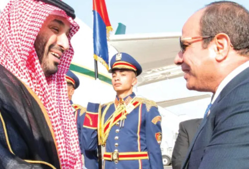 בן סלמאן וא-סיסי  (צילום: רויטרס)