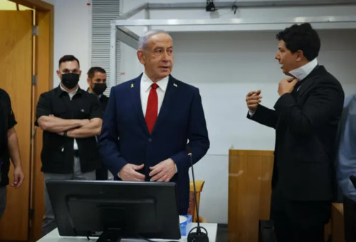 משפט בנימין נתניהו (צילום: מרים אלסטר, פלאש 90)