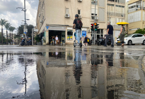 גשמים (צילום: אבשלום ששוני)