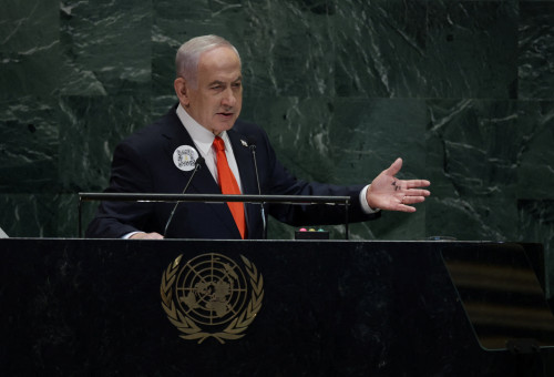 ראש הממשלה בנימין נתניהו באו"ם (צילום: רויטרס)