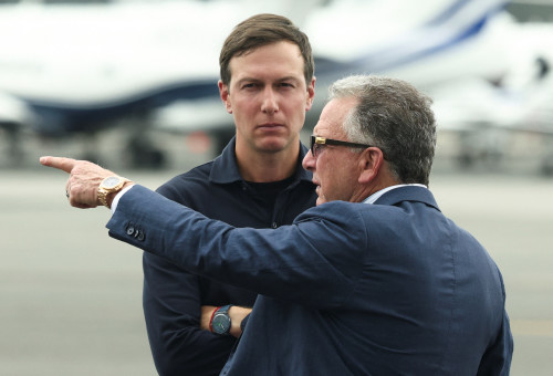 ג'ארד קושנר וסטיב ויטקוף (צילום: רויטרס)