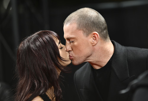 צ׳נינג טייטום ובת הזוג (צילום:  Gareth Cattermole/Getty Images for BFI)
