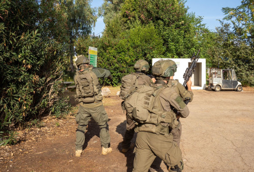 תרגיל של כוחות צה"ל במרחב גבול לבנון (צילום: דובר צה"ל)