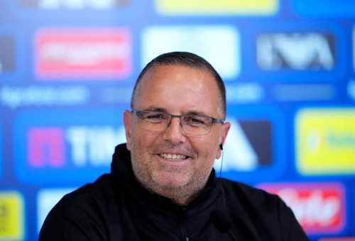 מאמן נבחרת ישראל, רן בן שמעון (צילום: רויטרס)