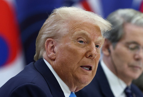 טראמפ בפסגת APEC בדרום קוריאה (צילום: רויטרס)