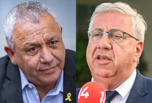 יעקב ברדוגו, גדי איזנקוט (צילום: Noam Revkin Fenton/Flash90, Arie Leib Abrams/Flash90)