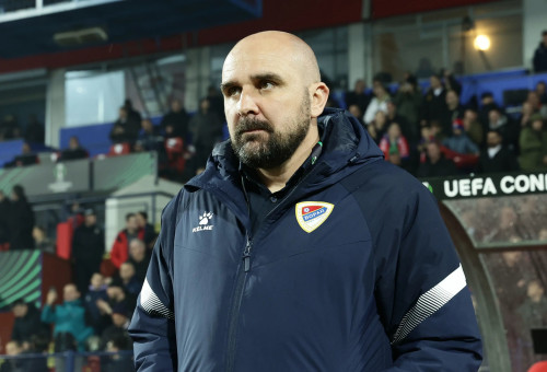 מאמן רדניצ'קי 1923 מלאדן ז'יז'וביץ' (צילום: GettyImages, Srdjan Stevanovic - UEFA)