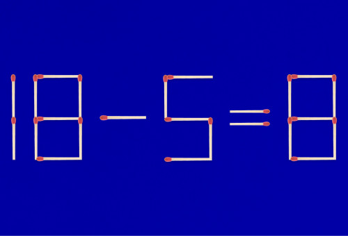 הזיזו גפרור אחד כדי לפתור את המשוואה (צילום: מערכת מעריב)