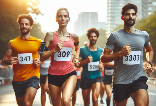 מירוץ ריצה (צילום: AI)