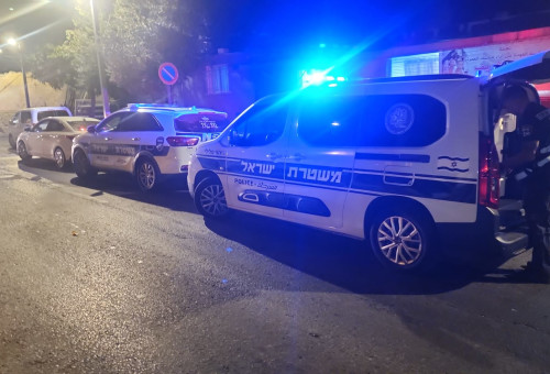 זירת הרצח ביפו, אירוע רצח שני בתוך שעות (צילום: דוברות המשטרה)