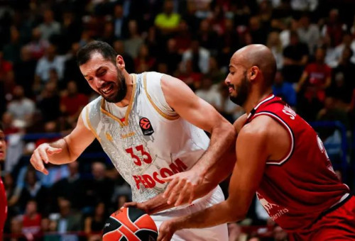 ניקולה מירוטיץ' ומונאקו עשו את העבודה במילאנו (צילום: אימג'בנק  GettyImages, Roberto Finizio)