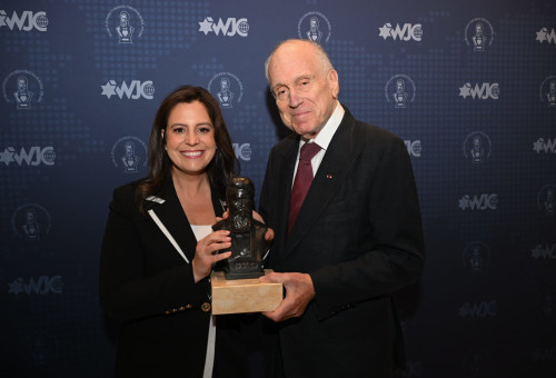 פרס תיאודור הרצל לשנת 2025  לג׳ון פטרמן ואליס סטפאניק (צילום: שחר אזרן)