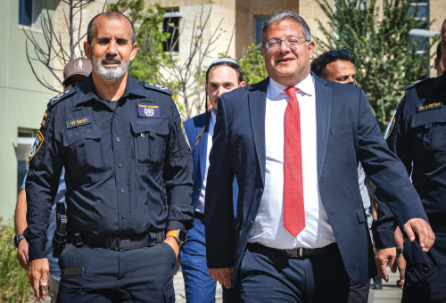 דני לוי ואיתמר בן גביר  (צילום: אורן בן חקון, פלאש 90)