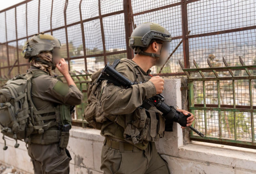 תיעוד מפעילות הכוחות ביהודה ושומרון  (צילום: דובר צהל)