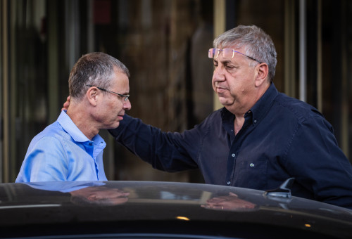 יעקב ברדוגו, ויריב לוין (צילום: אוליביה פיטוסי, פלאש 90)