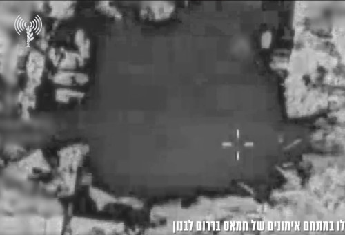 התקיפה בלבנון (צילום: דובר צה"ל)