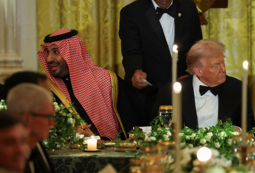 דונלד טראמפ ומוחמד בן סלמאן (צילום: רויטרס)