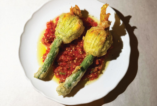 פרדיסו, פרחי קישוא (צילום: שי מאור)