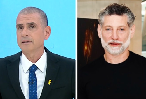 אסף גרניט ודנה רון  (צילום: טל רביב,צילום מסך קשת 12)