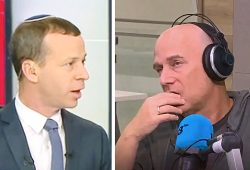 גיא פלג (צילום: צילום מסך קשת 12,צילום מסך 103FM)