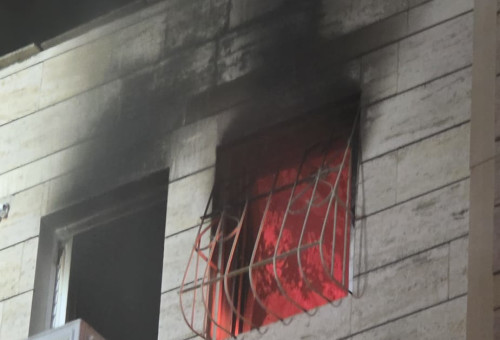 שריפה בפתח תקווה (צילום: שימוש לפי סעיף 27א')