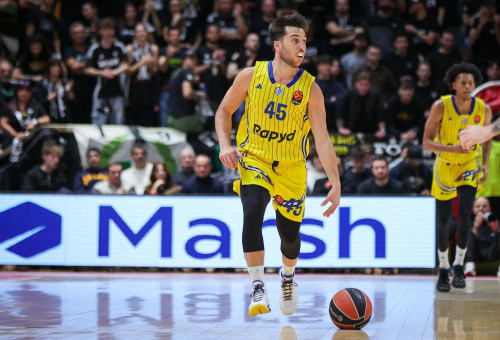 שחקן מכבי תל אביב תמיר בלאט (צילום: GettyImages, Fabio Patamia)