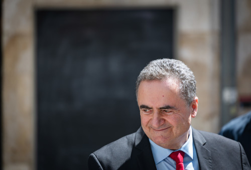 ישראל כ"ץ (צילום: Chaim Goldberg/Flash90)