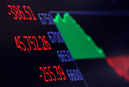 הבורסה של ניו יורק (צילום: Reuters/BRENDAN MCDERMID)