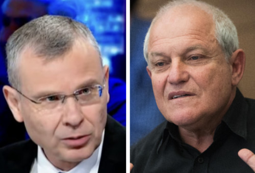 חיים כץ, יריב לוין (צילום: יונתן זינדל, פלאש 90,ערוץ 14)