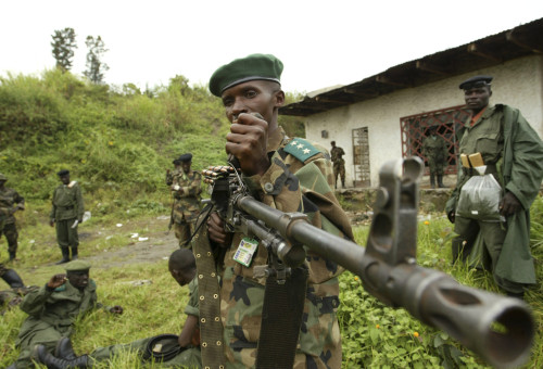 חייל קונגולזי (צילום: רויטרס)