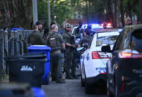 הירי בסמוך לבית הלבן  (צילום: gettyimages)