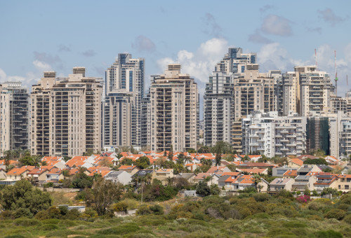 העיר נתניה (צילום: Dor Pazuelo/Flash90)