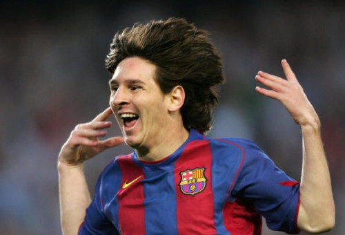 ליאונל מסי במדי ברצלונה (צילום: Gettyimages)