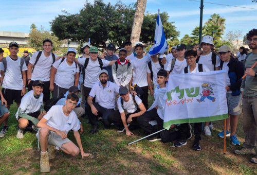 "צועדים ומצדיעים" בהוקרה לפצועי צה"ל ופעולות האיבה (צילום: באדיבות המועצה לשימור אתרי מורשת)