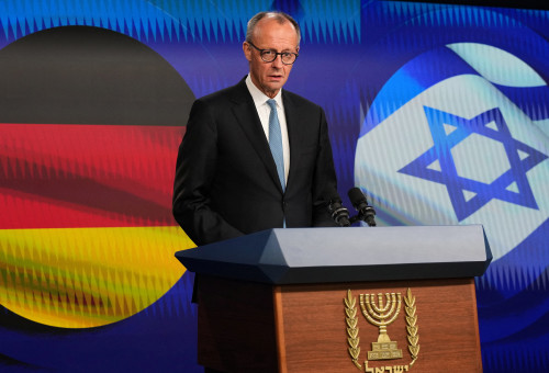 פרידריך מרץ (צילום: Ariel Schalit/Pool via REUTERS)